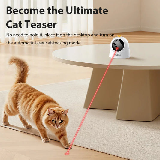 Automatic Laser Cat Toy — Hands-Free Interactive Teaser for Indoor Cats