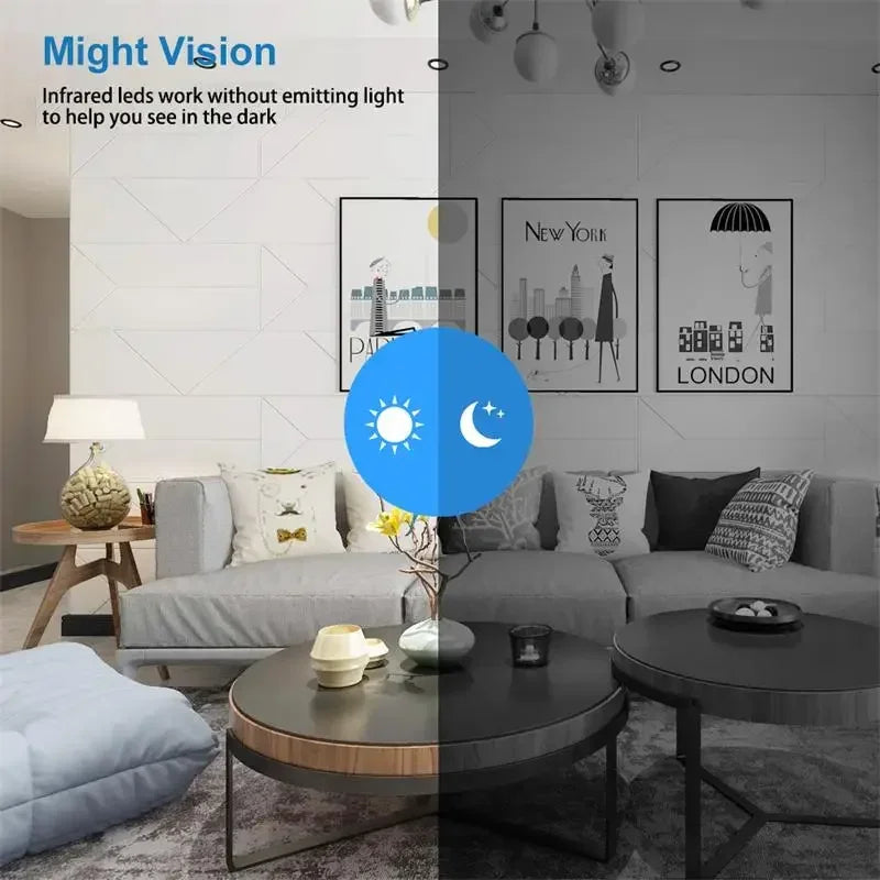 Indoor Smart Pet Camera — 1080p Wi-Fi with Night Vision & 2-Way Audio