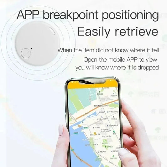 Mini Bluetooth Pet Tracker — Anti-Lost Smart Finder for Collars, Carriers & Keys (iOS & Android)