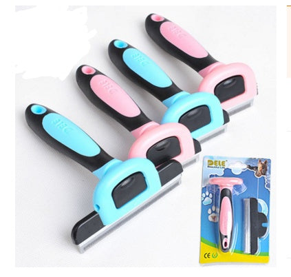 2-in-1 pet deshedding and dematting comb