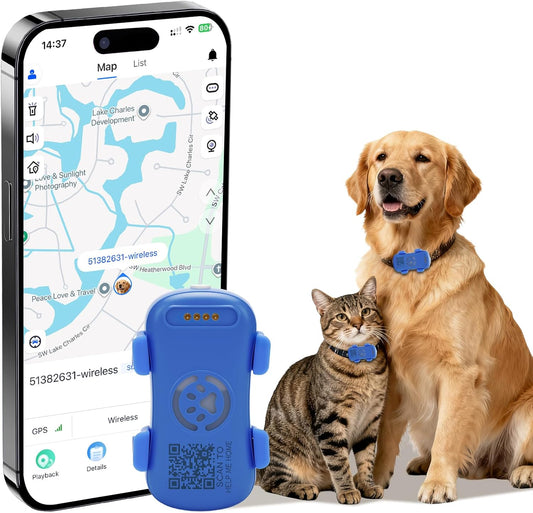 Real-time dog GPS tracker with geofence alerts