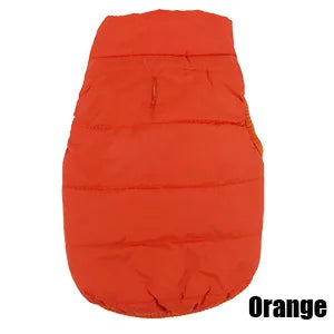 Padded Winter Dog Coat — Warm Cotton Jacket for Small to Large Dogs