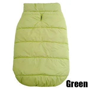 Padded Winter Dog Coat — Warm Cotton Jacket for Small to Large Dogs