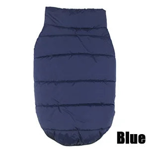 Padded Winter Dog Coat — Warm Cotton Jacket for Small to Large Dogs