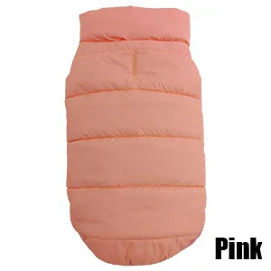 Padded Winter Dog Coat — Warm Cotton Jacket for Small to Large Dogs