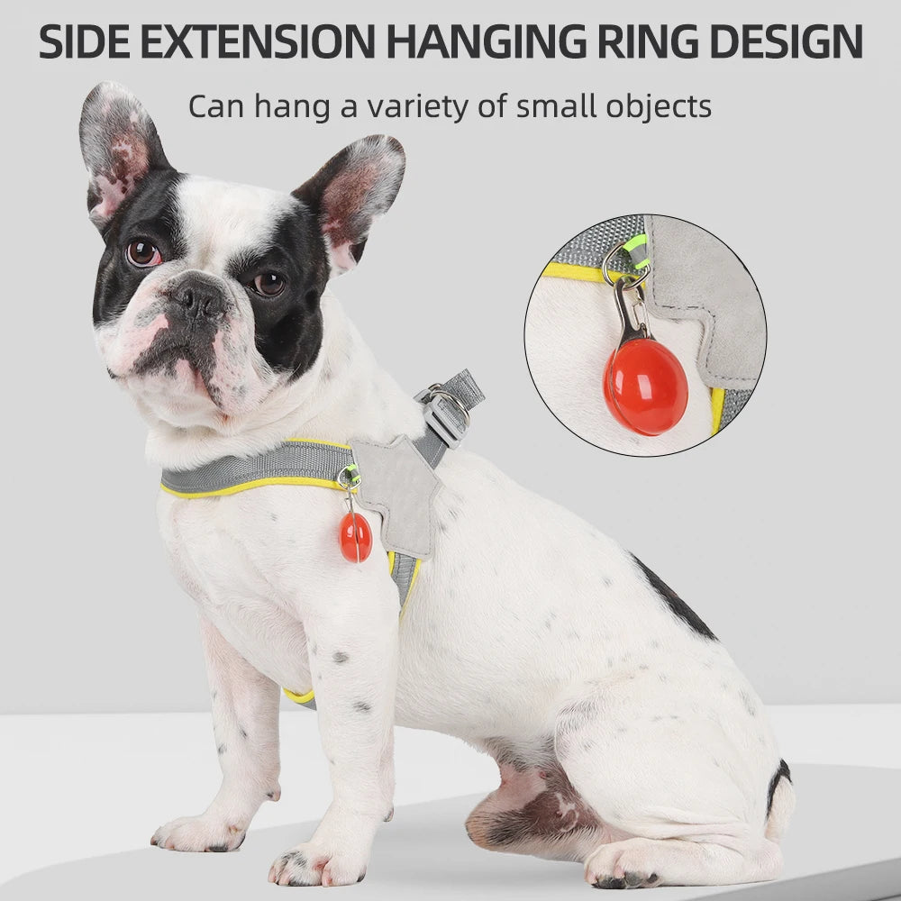 Reflective No-Pull Dog Harness — Adjustable Vest for Small & Medium Dogs & Cats