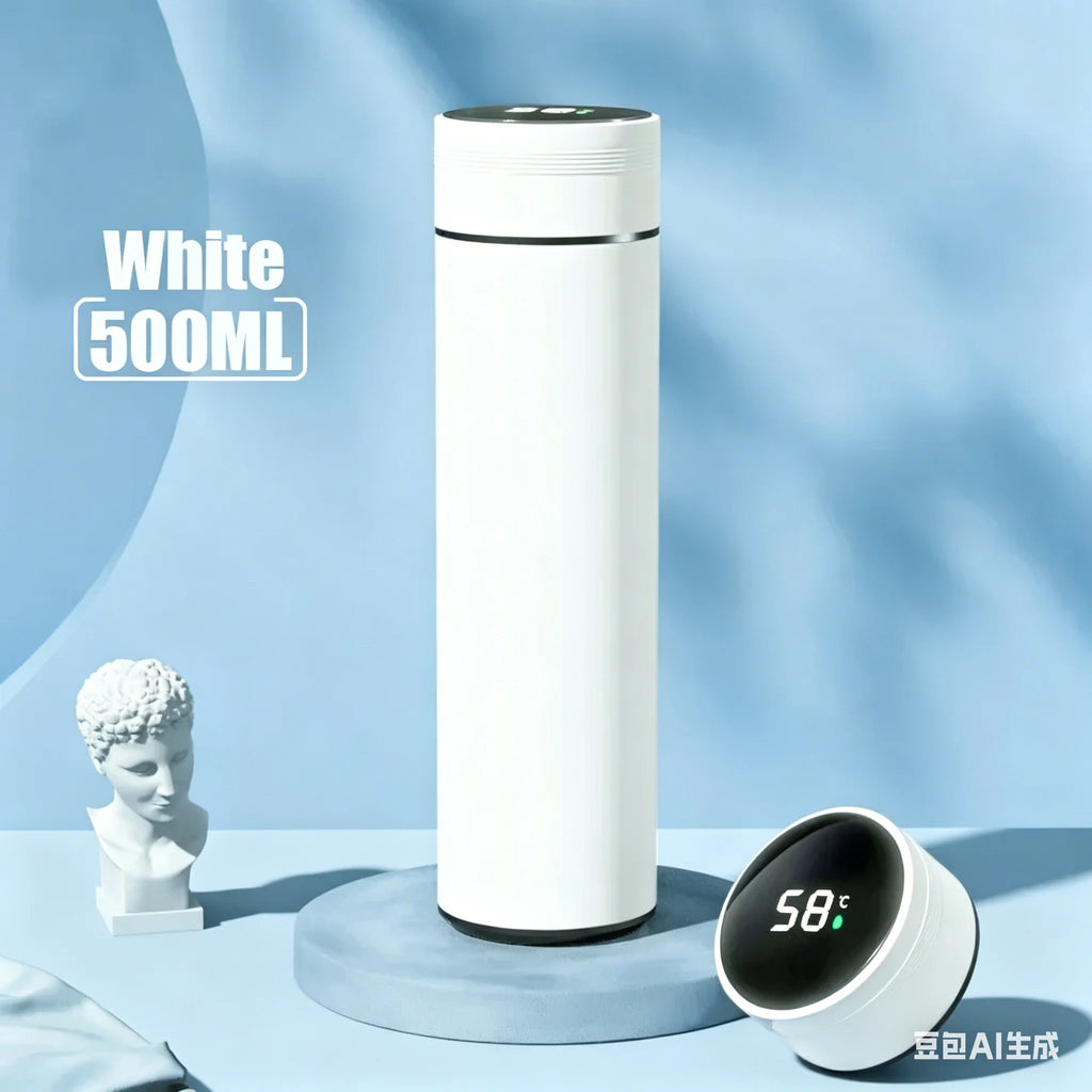 Smart Temperature Display Thermos Water Bottle
