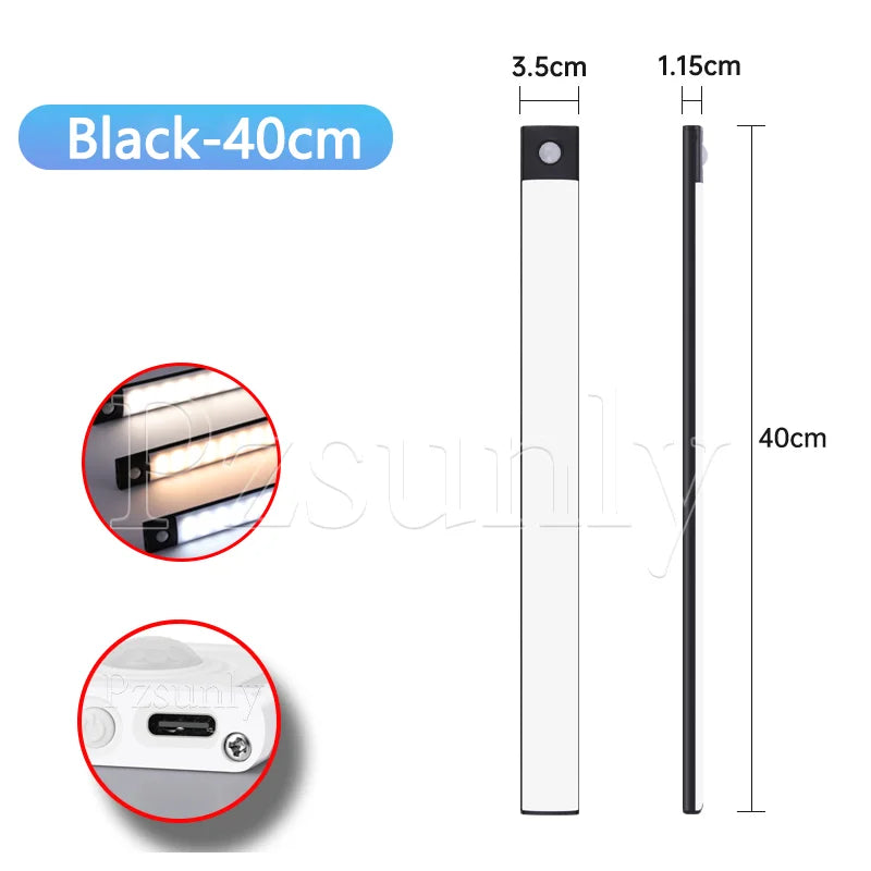 Motion Sensor LED Cabinet Light - Rechargeable Night Light