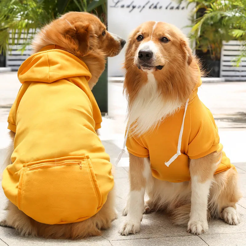Reversible Plaid Dog Winter Coat — Warm Fleece Vest for Small to Large Dogs