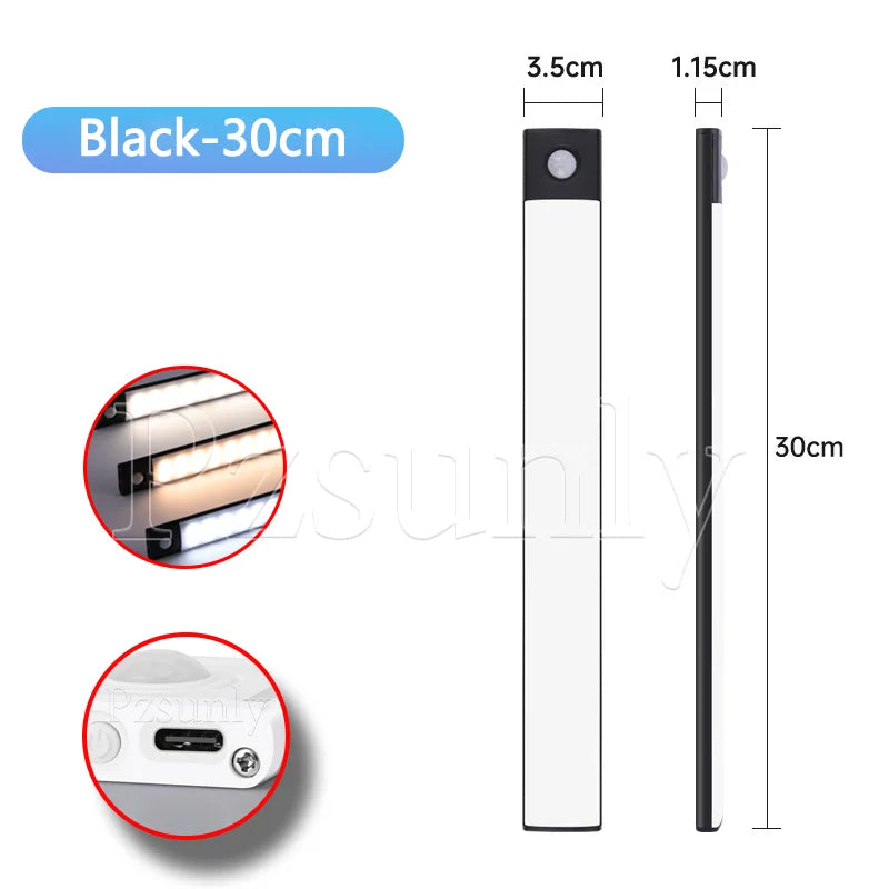 Motion Sensor LED Cabinet Light - Rechargeable Night Light