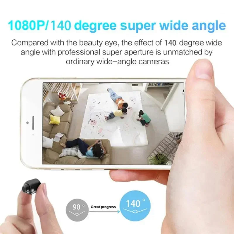 Indoor Smart Pet Camera — 1080p Wi-Fi with Night Vision & 2-Way Audio
