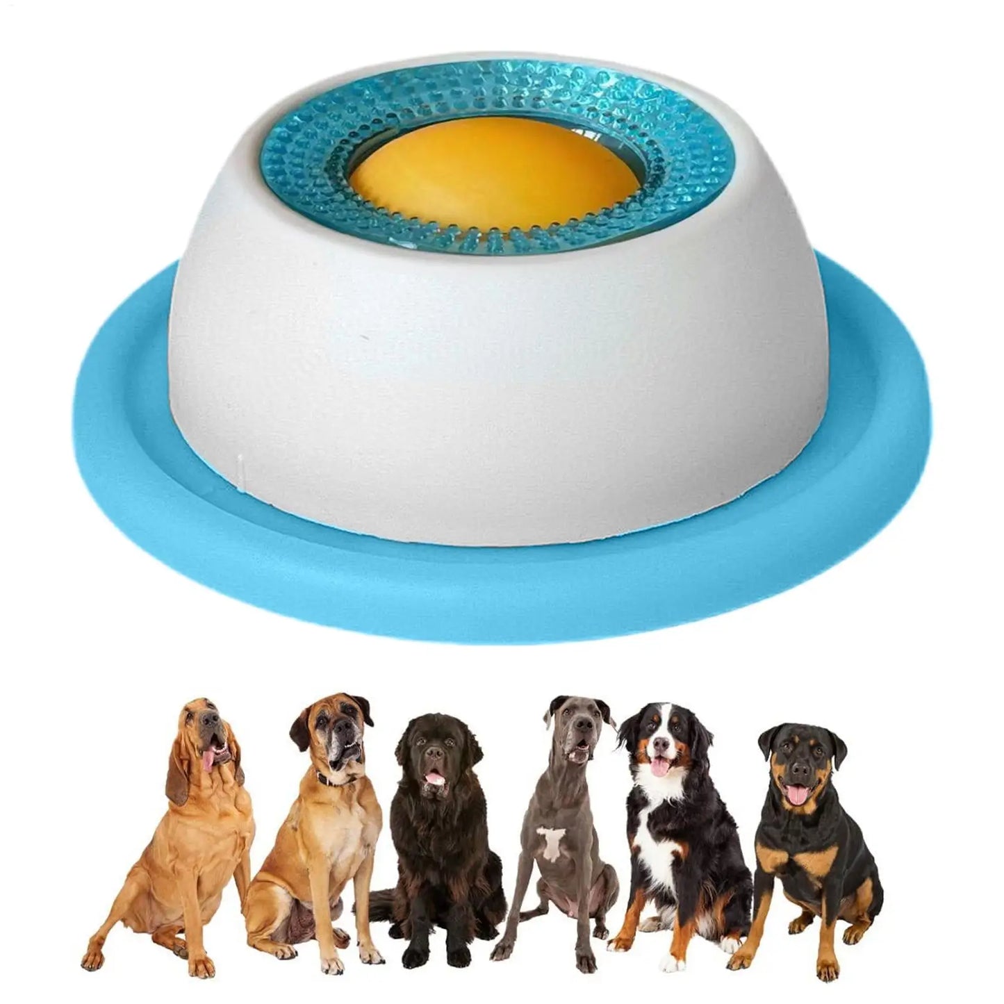 Interactive dog treat puzzle slow feeder toy