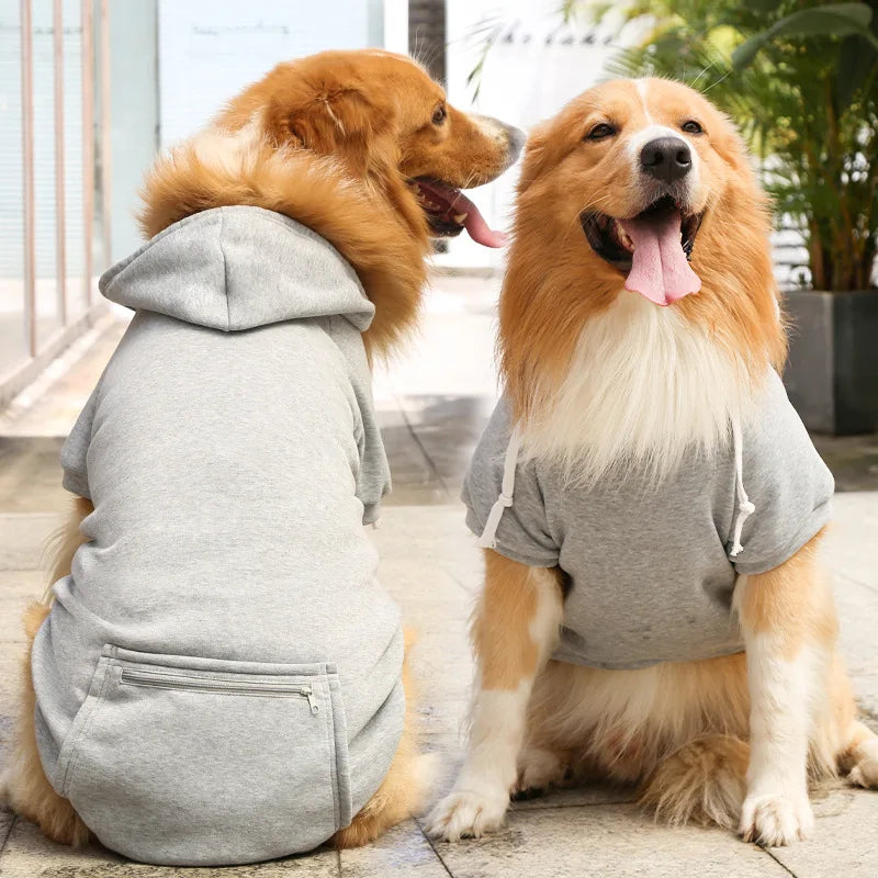 Reversible Plaid Dog Winter Coat — Warm Fleece Vest for Small to Large Dogs