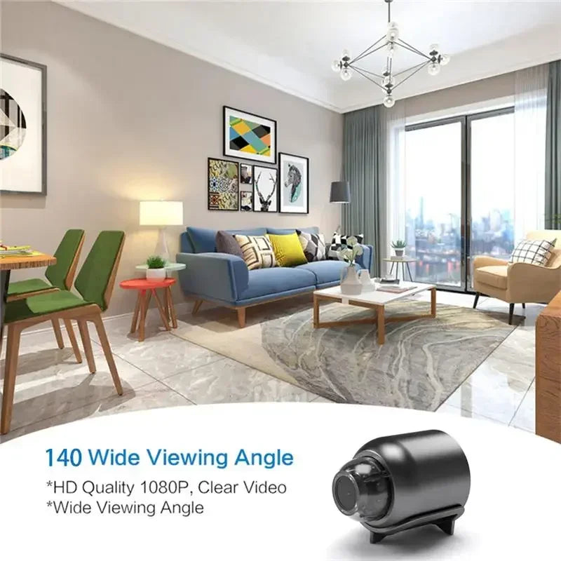 Indoor Smart Pet Camera — 1080p Wi-Fi with Night Vision & 2-Way Audio