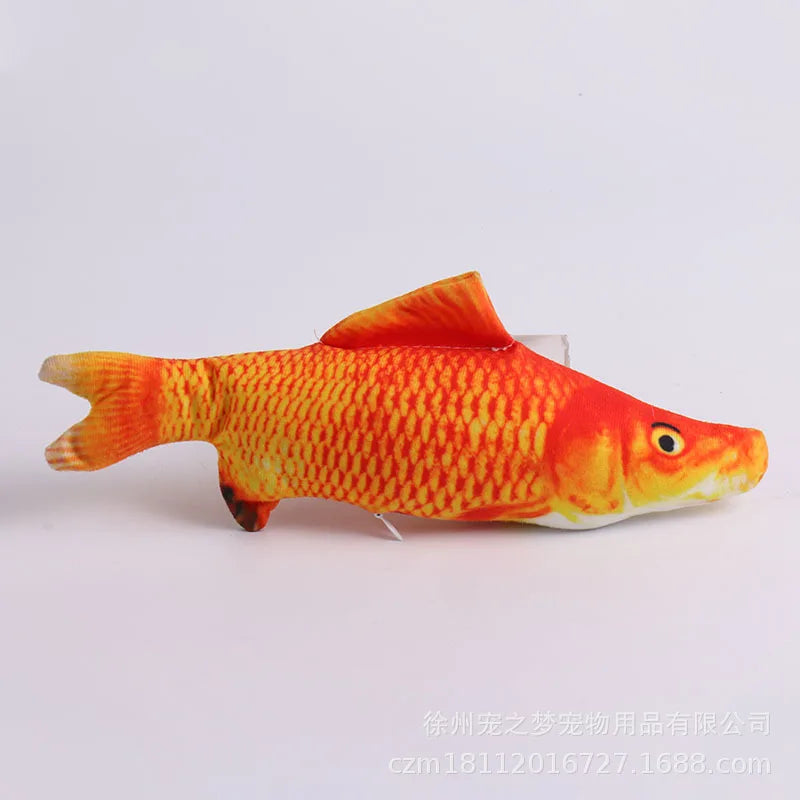 Plush Catnip Fish Cat Toy — Soft 3D Simulation Fish for Interactive Play