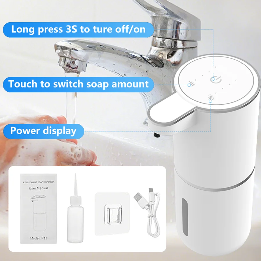 Touchless Smart Sensor Soap Dispenser - 380ml Automatic