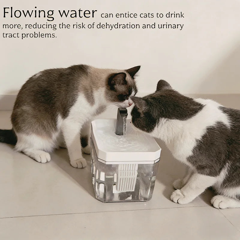 1.5L Automatic Cat Water Fountain — USB Pet Drinking Dispenser with Filter
