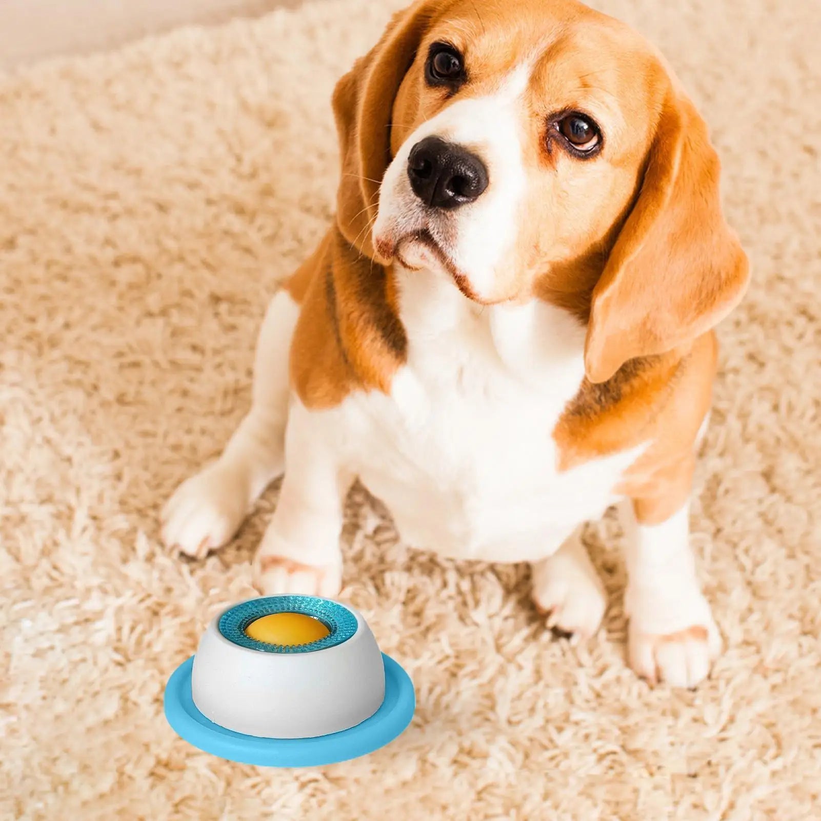 Dog Treat Puzzle Slow Feeder — Interactive Boredom-Busting Feeding Toy