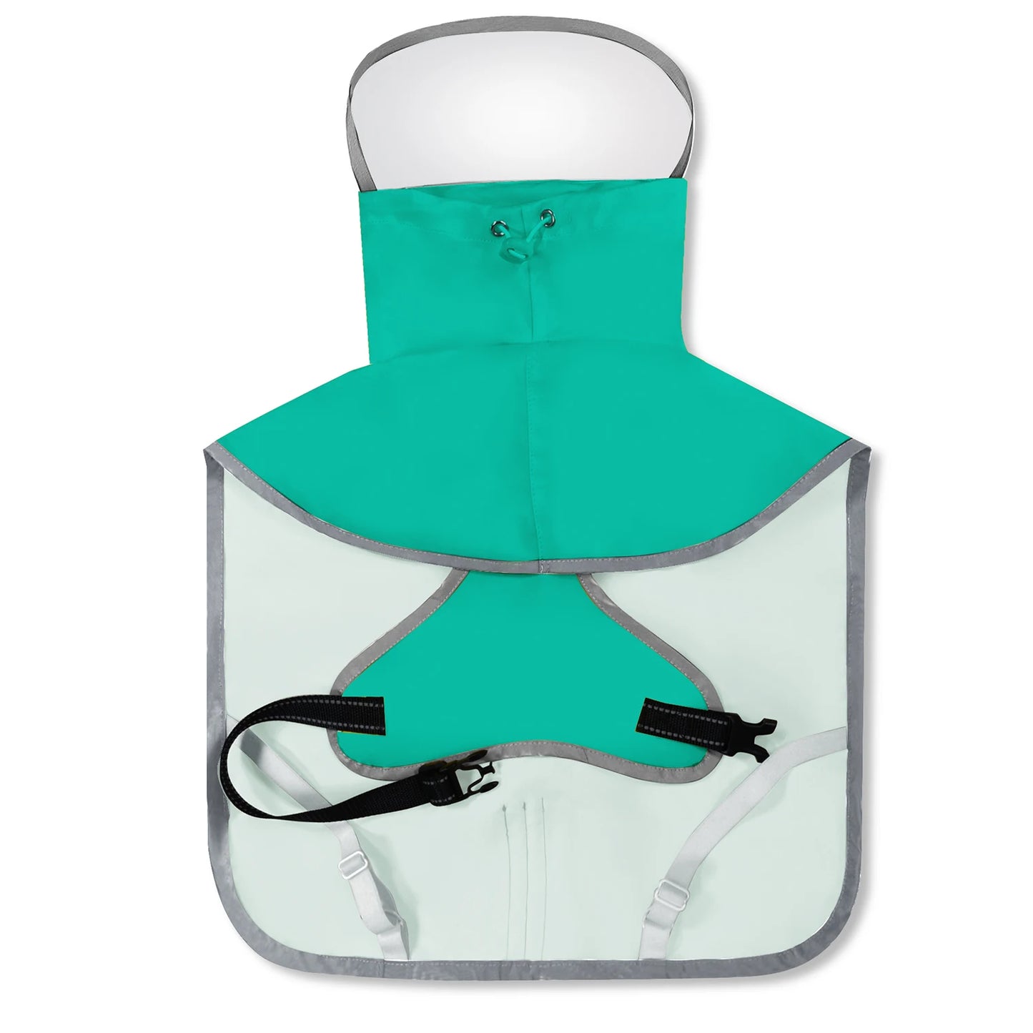 Waterproof Dog Raincoat — Hooded Reflective Rain Jacket