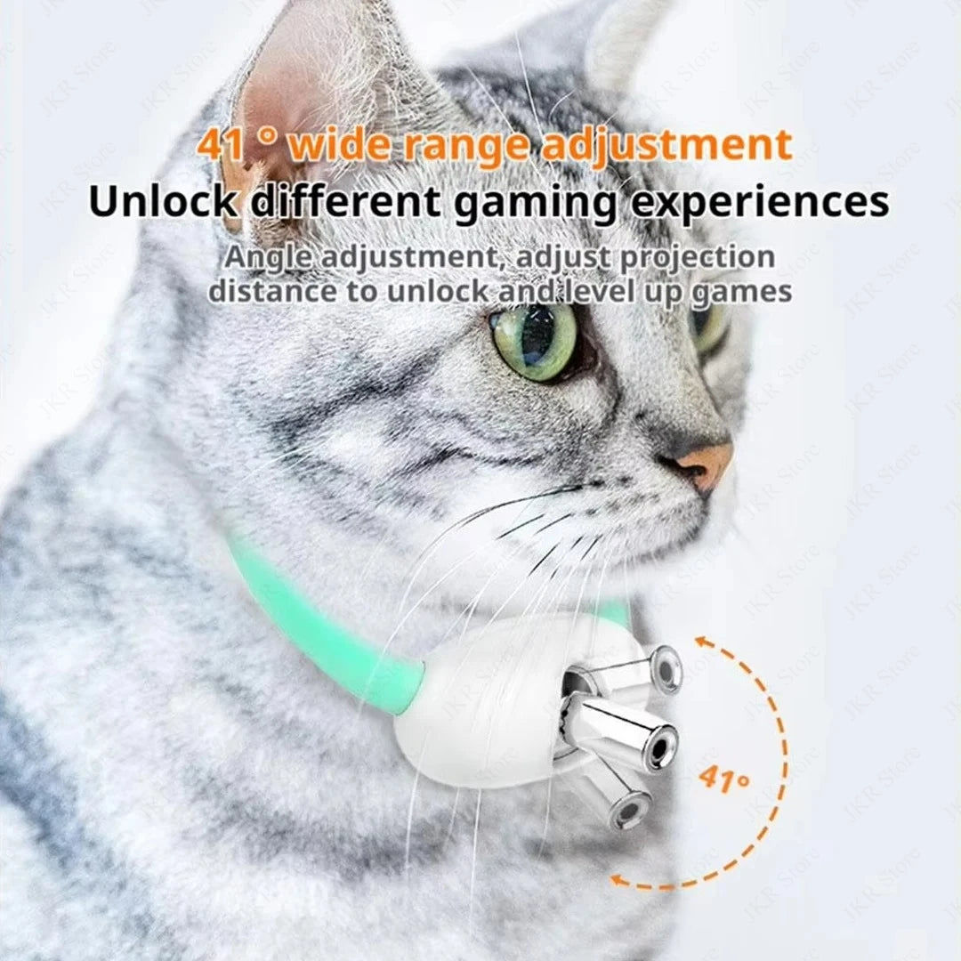 Automatic Laser Cat Toy — Rechargeable Interactive Teaser for Indoor Cats