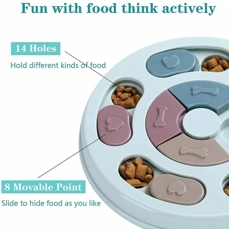 Slow Feeder Bowl — Anti-Gulp Maze Bowl for Dogs & Cats