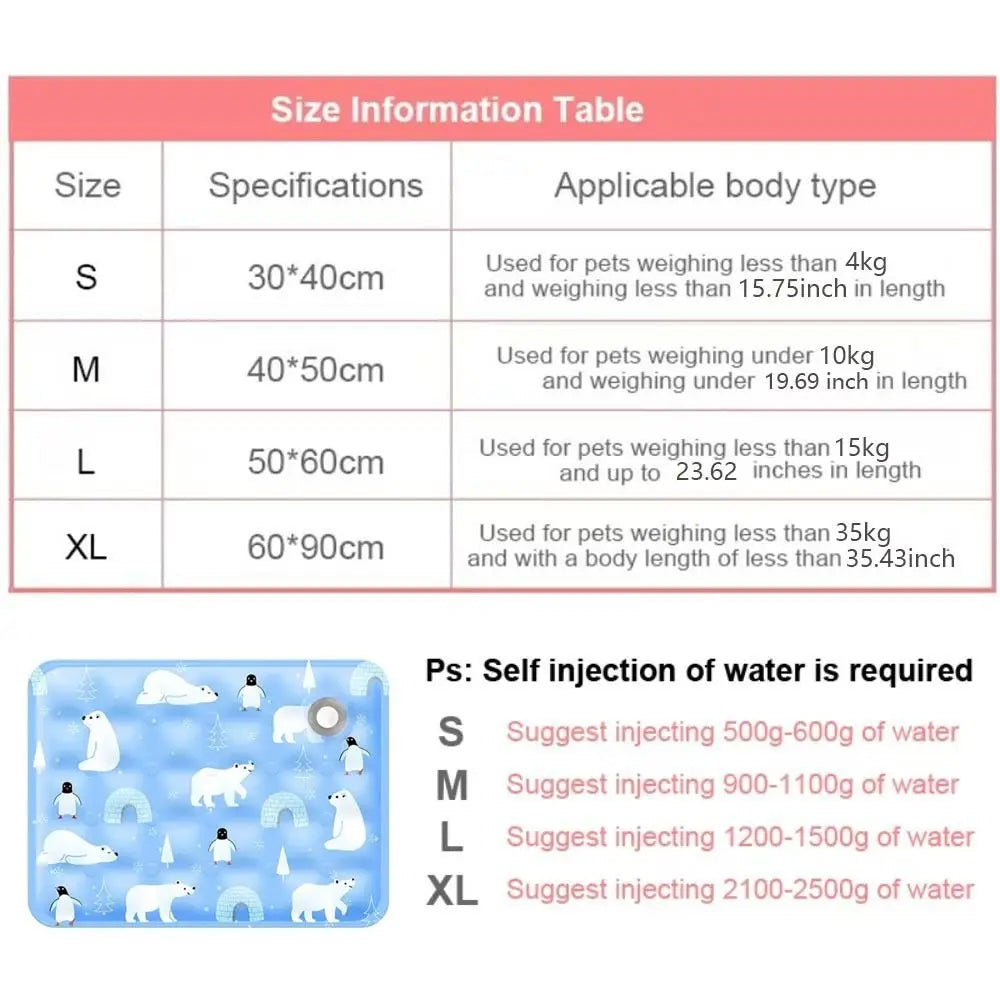 Self-Cooling Gel Mat