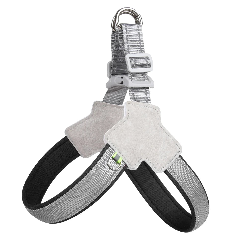 Reflective No-Pull Dog Harness — Adjustable Vest for Small & Medium Dogs & Cats