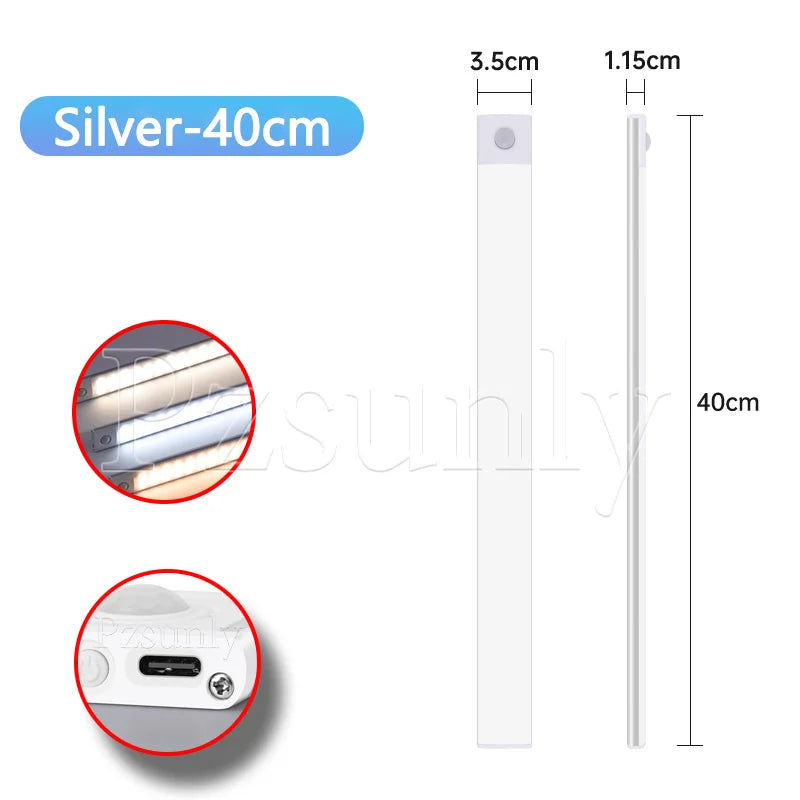 Motion Sensor LED Cabinet Light - Rechargeable Night Light