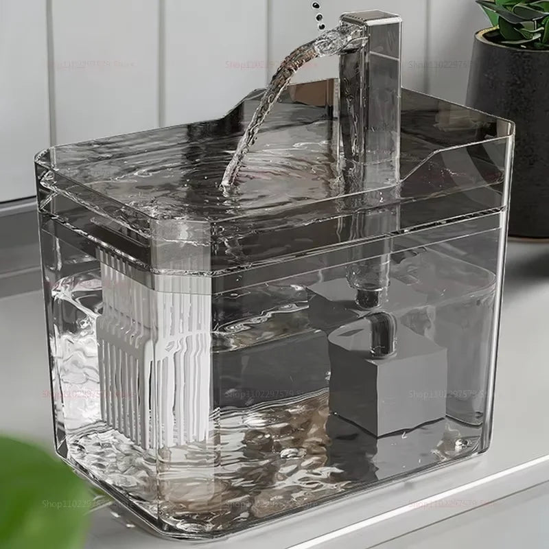 1.5L Automatic Cat Water Fountain — USB Pet Drinking Dispenser with Filter