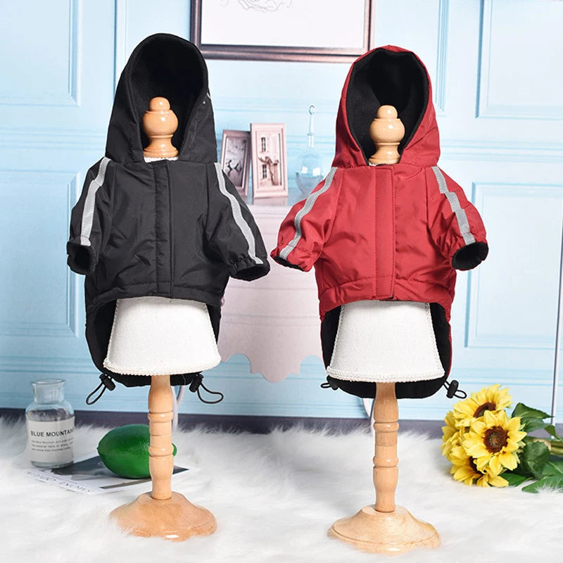 Pet Winter Coat — Waterproof Insulated Hooded Jacket for Dogs