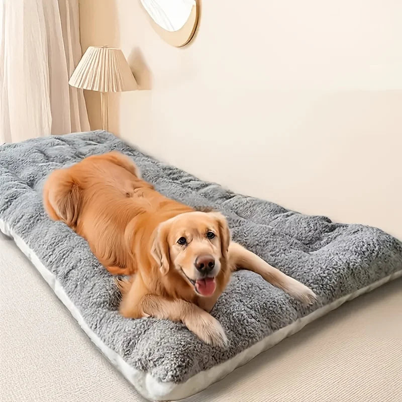 Extra-Large Plush Dog Bed — Soft Thickened Sofa Mat for Small, Medium & Large Dogs