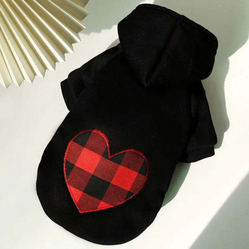 Reversible Plaid Dog Winter Coat — Warm Fleece Vest for Small to Large Dogs