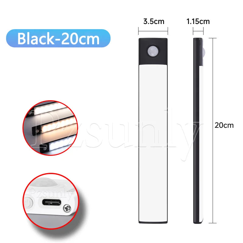 Motion Sensor LED Cabinet Light - Rechargeable Night Light