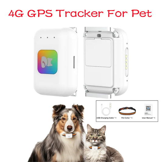 GPS Pet Tracker Collar — Real-Time 4G Location & Activity (SIM Required)