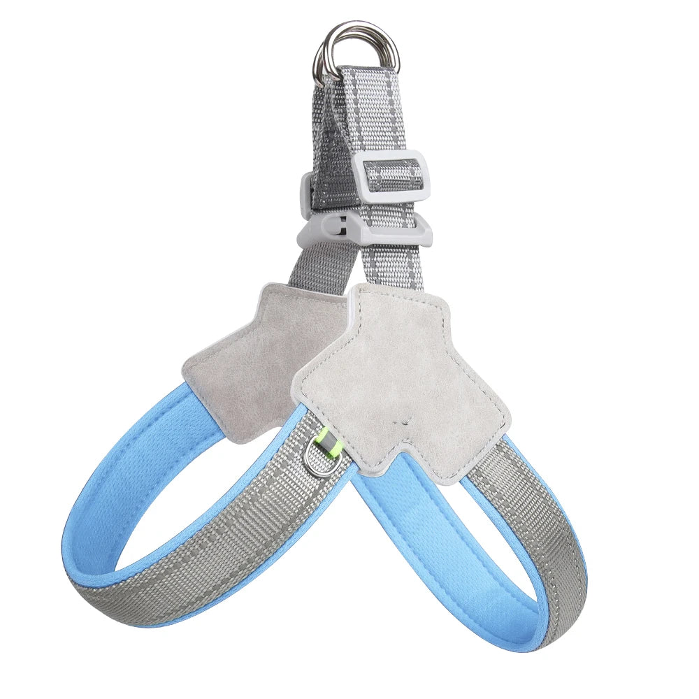 Reflective No-Pull Dog Harness — Adjustable Vest for Small & Medium Dogs & Cats