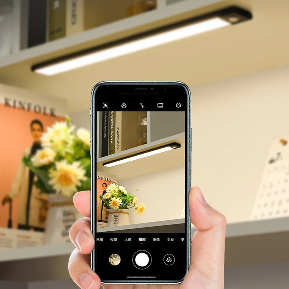 Motion Sensor LED Cabinet Light - Rechargeable Night Light