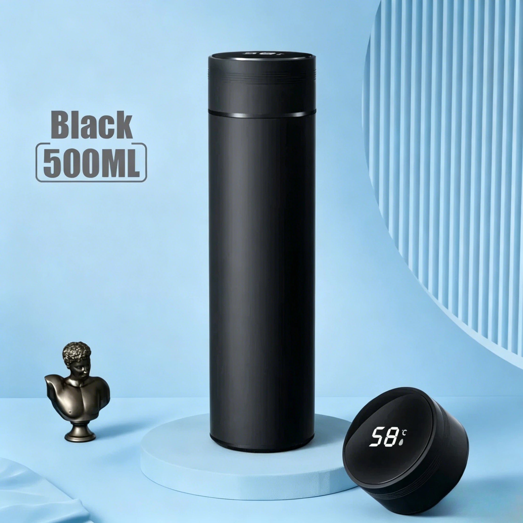 Smart Temperature Display Thermos Water Bottle