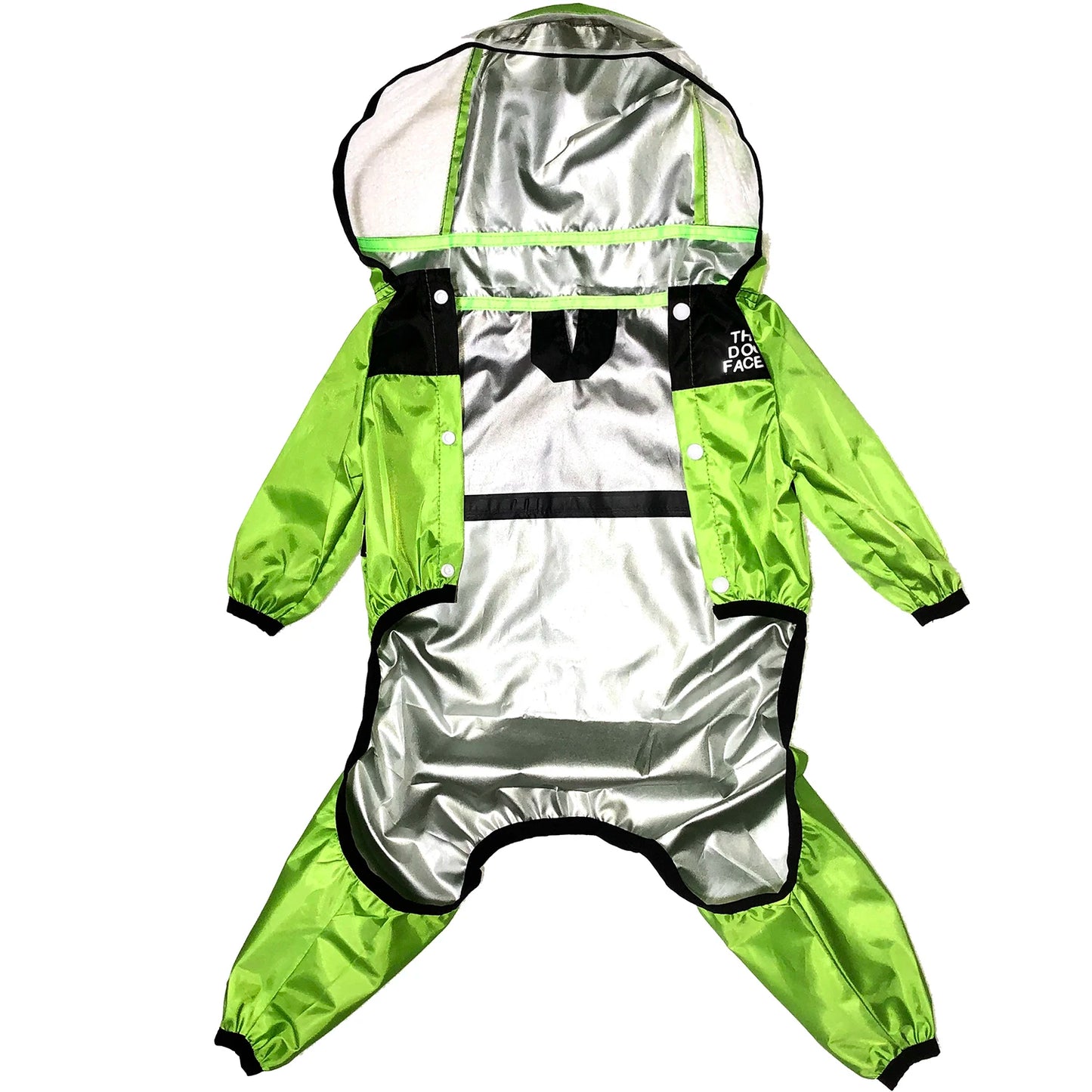 Waterproof Dog Rain Jacket — Full-Body Hooded Raincoat for Dogs (XS–4XL)