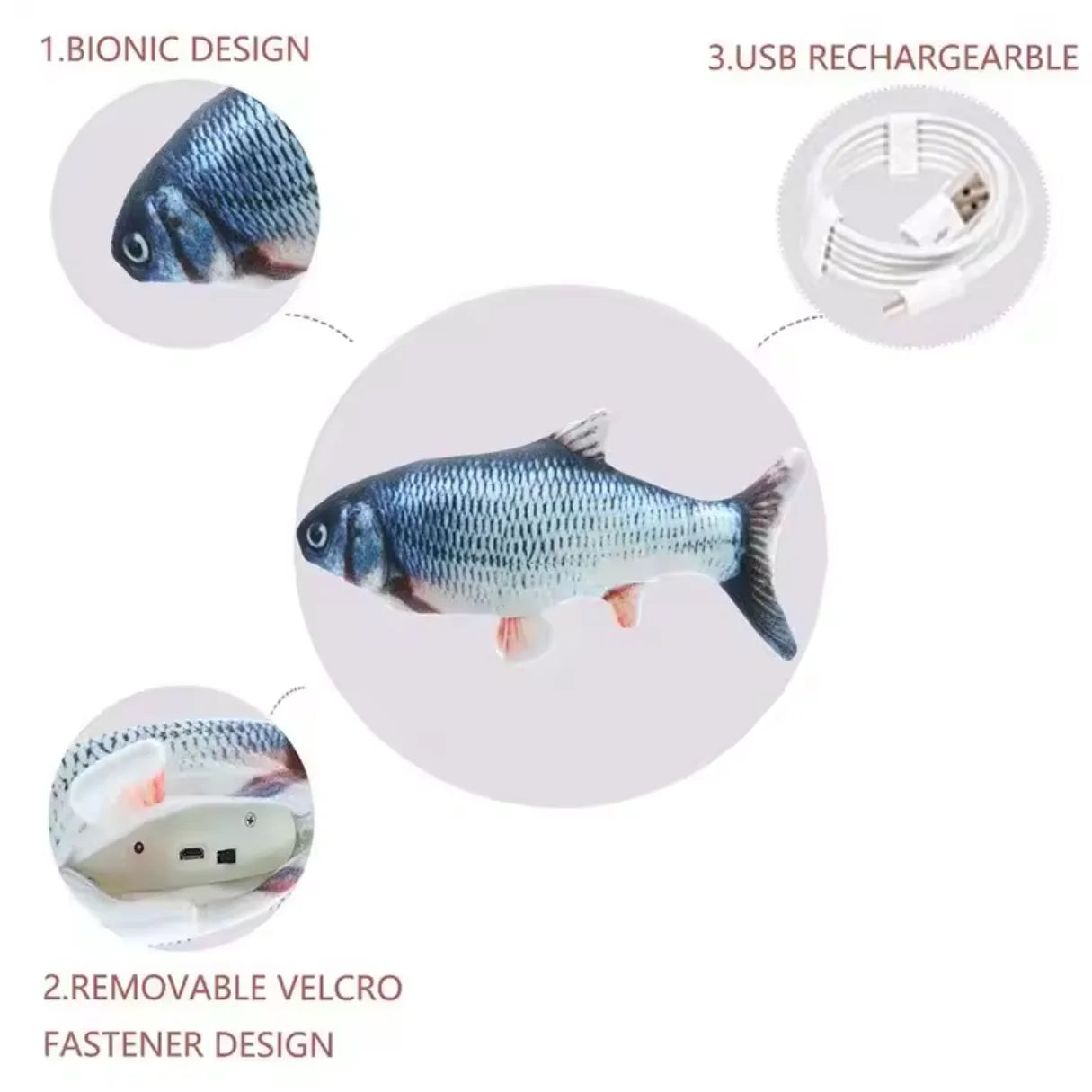 Flopping Fish Cat Toy