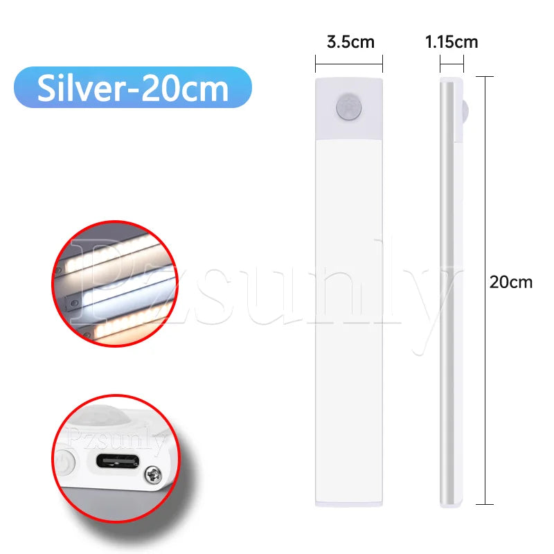 Motion Sensor LED Cabinet Light - Rechargeable Night Light