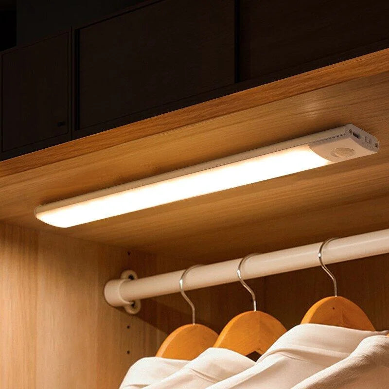 Motion Sensor LED Cabinet Light - Rechargeable Night Light