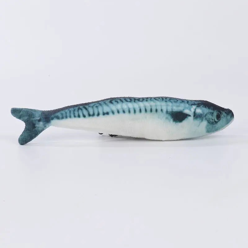 Plush Catnip Fish Cat Toy — Soft 3D Simulation Fish for Interactive Play