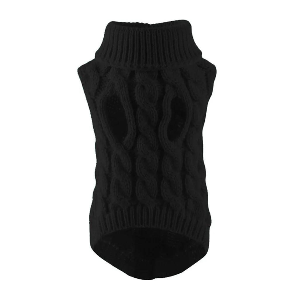 Warm Knit Dog Sweater — Winter Pullover for Chihuahuas, French Bulldogs & Small Dogs