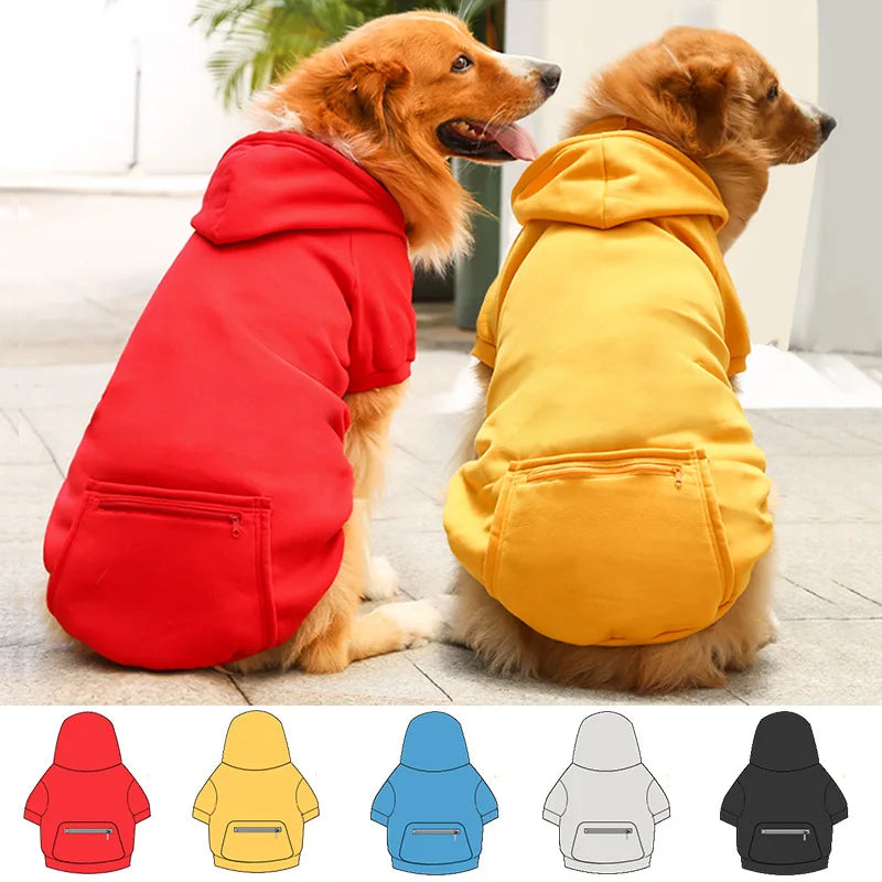 Reversible Plaid Dog Winter Coat — Warm Fleece Vest for Small to Large Dogs