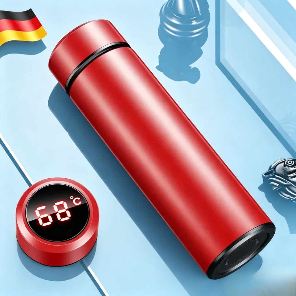 Smart Temperature Display Thermos Water Bottle