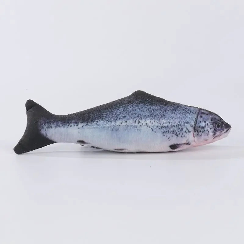 Plush Catnip Fish Cat Toy — Soft 3D Simulation Fish for Interactive Play