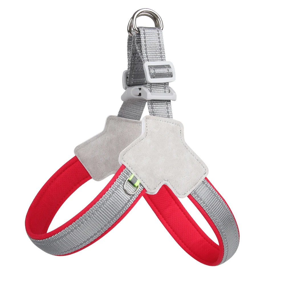 Reflective No-Pull Dog Harness — Adjustable Vest for Small & Medium Dogs & Cats