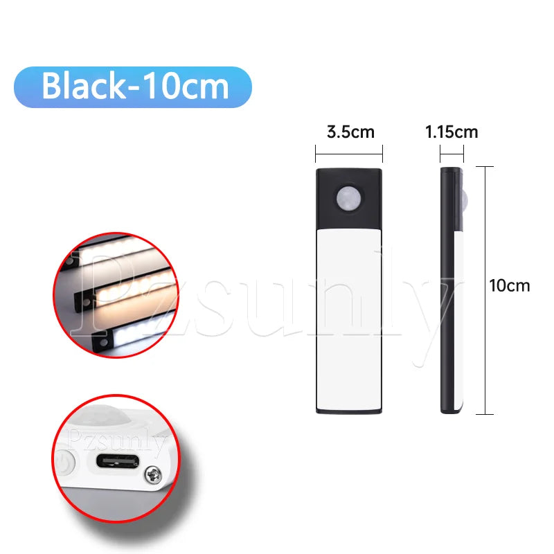 Motion Sensor LED Cabinet Light - Rechargeable Night Light