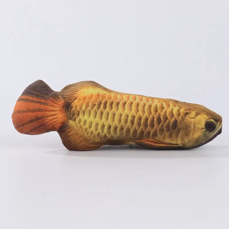 Plush Catnip Fish Cat Toy — Soft 3D Simulation Fish for Interactive Play