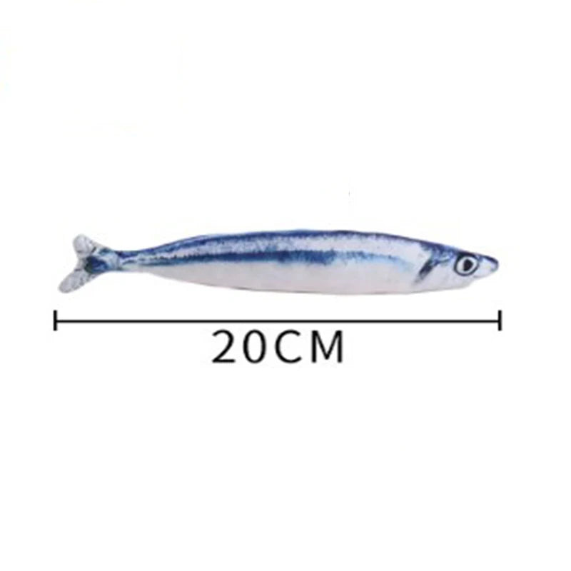 Plush Catnip Fish Cat Toy — Soft 3D Simulation Fish for Interactive Play
